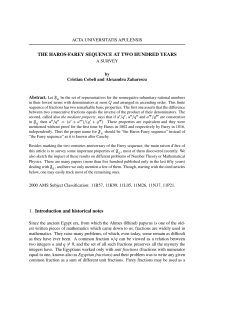 The Haros-Farey sequence at two hundred years