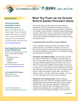 ht Pl t th tdtd - Energy Design Resources