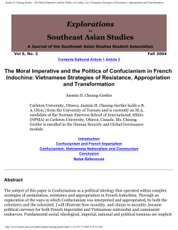 Jasmin H. Cheung-Gertler - The Moral Imperative