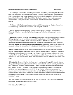 Board Minutes - Codington County Conservation District