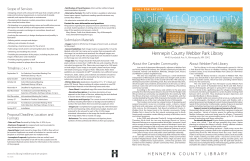 Webber Park Library RFQ call for artists 10/14/2016