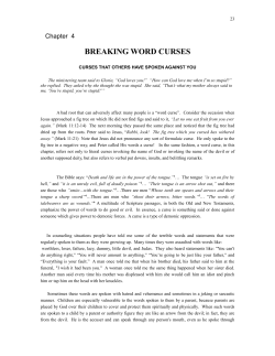 breaking word curses