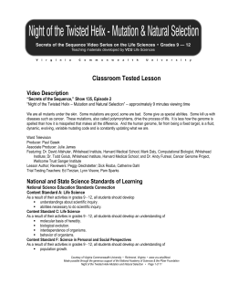 Adobe PDF - VCU Secrets of the Sequence