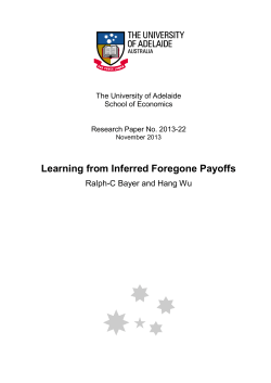Learning from Inferred Foregone Payoffs