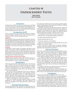 98. Undescended Testis