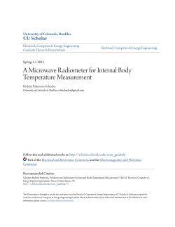 A Microwave Radiometer for Internal Body Temperature Measurement