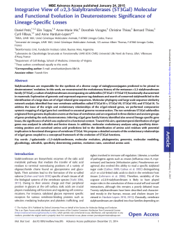 Article - Glycobiology Research and Training Center