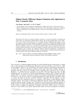 Highest Density Difference Region Estimation with