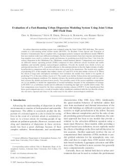 Evaluation of a fast-running - American Meteorological Society