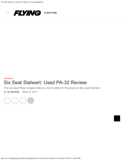 Six Seat Stalwart