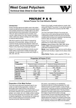 Polyloc P - West Coast Polychem Pvt. Ltd.
