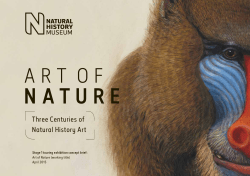 Art of Nature brochure. - Natural History Museum