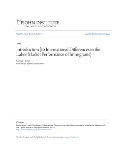 Introduction [to International Differences in the