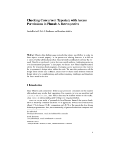 Checking Concurrent Typestate with Access Permissions in Plural: A