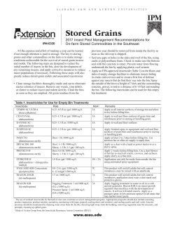 Stored Grains - Alabama Cooperative Extension System