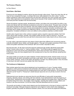 The Process of Reentry by Gary Weaver Good News