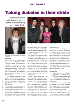 Taking diabetes in their stride