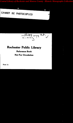 Rochester Public Library - Monroe County Library System