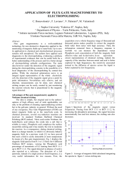 application of flux gate magnetometry to