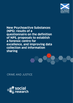 New Psychoactive Substances (NPS): results of a questionnaire on