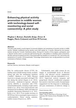 Enhancing physical activity promotion in midlife