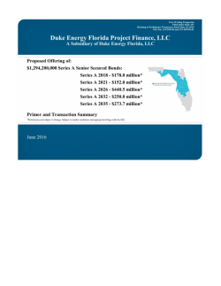 Duke Energy Florida Project Finance, LLC A - corporate