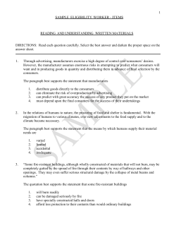 Eligibility Technician