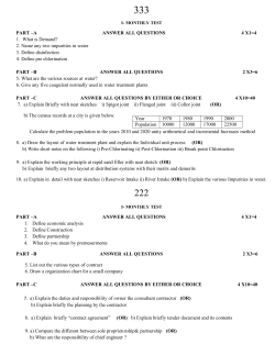 PART &ndash;A ANSWER ALL QUESTIONS 4 X1=4 1. What is Demand? 2