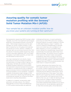 Solid Tumor Mutation Mix-I (AF20)