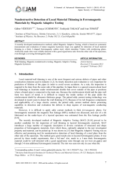 Nondestructive Detection of Local Material Thinning in