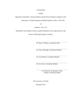 Inherently Undesirable: American Identity and the Role of Negative