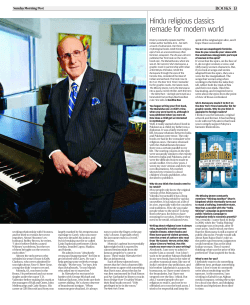 Hindu religious classics remade for modern world