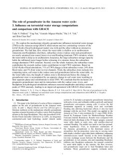 The role of groundwater in the Amazon water cycle: 3. Influence on