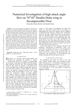 Numerical Investigation of High Attack Angle Flow on 760/450
