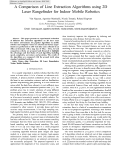 A Comparison of Line Extraction Algorithms using 2D