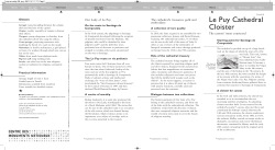 Le Puy Cathedral Cloister - Clo&icirc;tre de la cath&eacute;drale du Puy-en