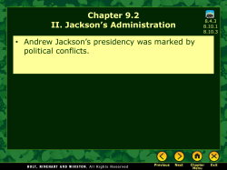 8th Notes: Chapter 9.2