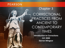 Chapter 3 CORRECTIONAL PRACTICES FROM
