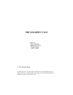 k. the soldier`s tale