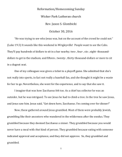 Save PDF - Wicker Park Lutheran Church