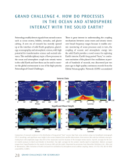 28 grand challenge 4. how do processes in the ocean and