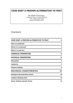 Coir Dust A Proven Alternative