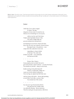 Jester - CHEST Journal - American College of Chest Physicians