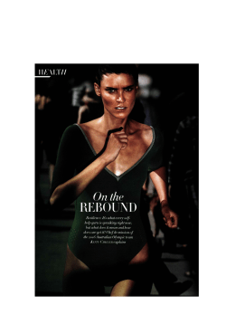 rebound - Melbourne University Sport