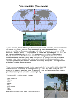 Prime meridian (Greenwich)