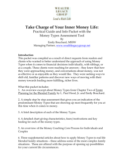 Take Charge of your Inner Money Life