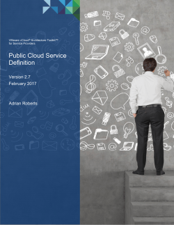 Public Cloud Service Definition