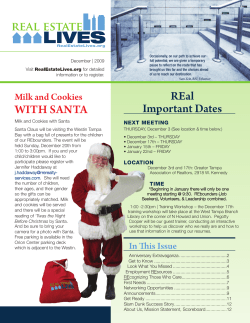 REal important Dates with Santa