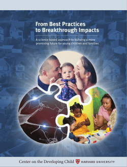 From Best Practices to Breakthrough Impacts