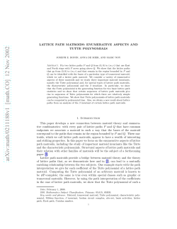 arXiv:math/0211188v1 [math.CO] 12 Nov 2002
